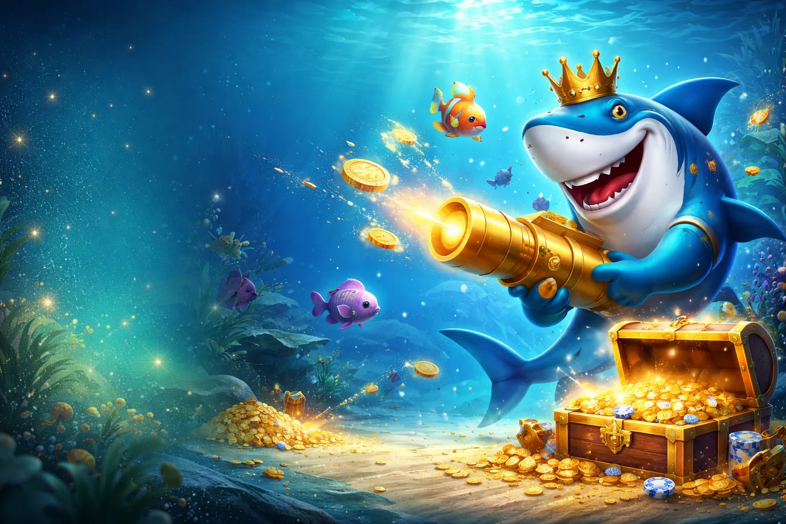 Hình ảnh chính của trang máy đánh bạc ga65 đăng ký với các biểu tượng slot rực rỡ và vòng quay may mắn